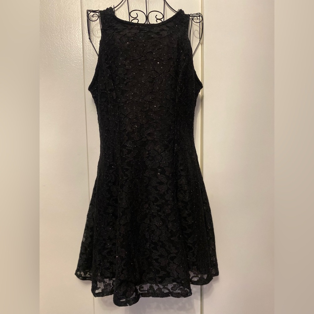💃 NWT Speechless Black Glitter Lace Dress Size M